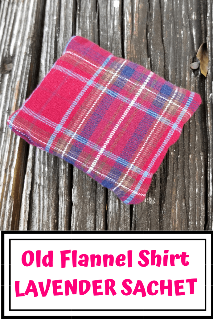 Old Flannel Shirt Lavender Sachet